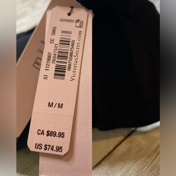 🆕 VICTORIA'S SECRET VS SWIM Twist Monokini One-Piece Swimsuit Medium Black - Picture 9 of 13